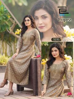 Blue hills lopez anarkali gown kurtis wholesale